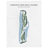 Crescent Bar Golf Course, Washington - Printed Golf Courses