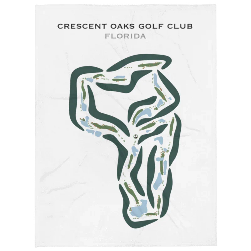Crescent Oaks Golf Club, Florida - Printed Golf Courses