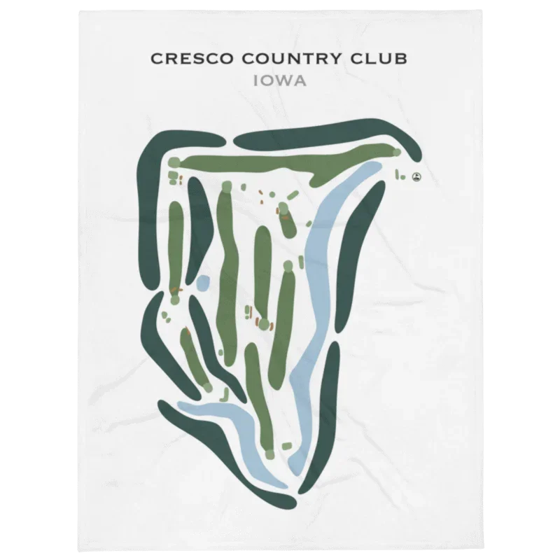 Cresco Country Club, Iowa - Printed Golf Courses