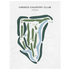 Cresco Country Club, Iowa - Printed Golf Courses