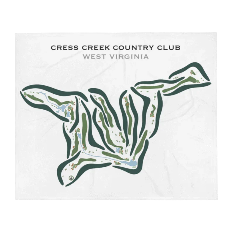 Cress Creek Country Club, West Virginia - Printed Golf Courses