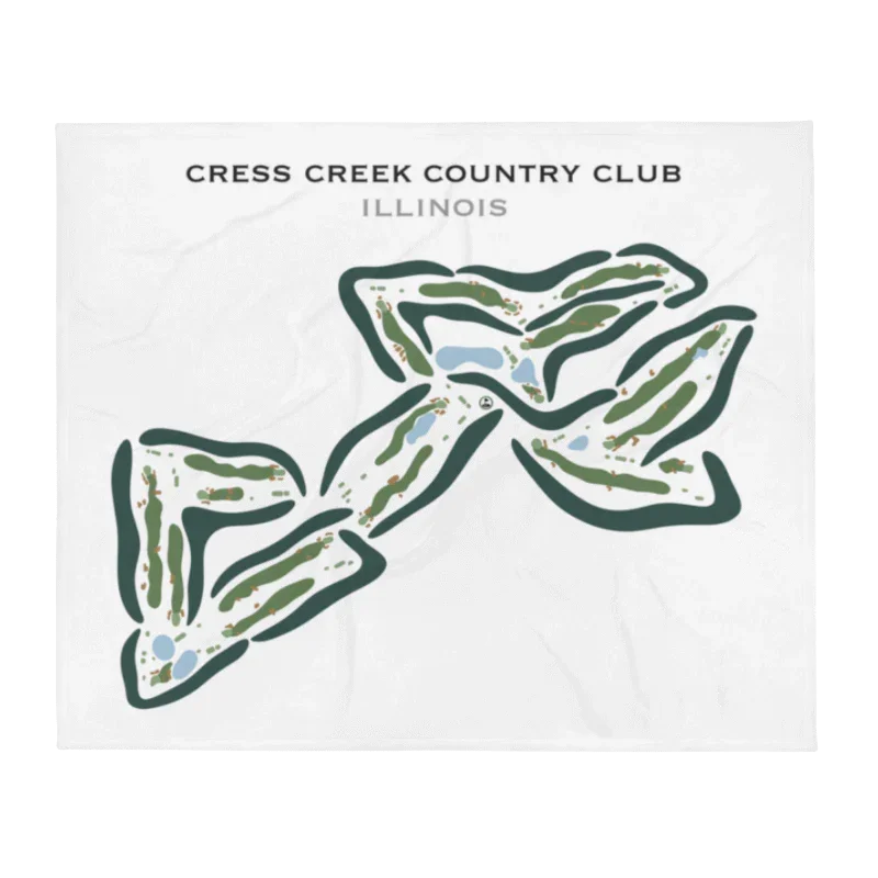 Cress Creek Country Club, Illinois - Printed Golf Courses