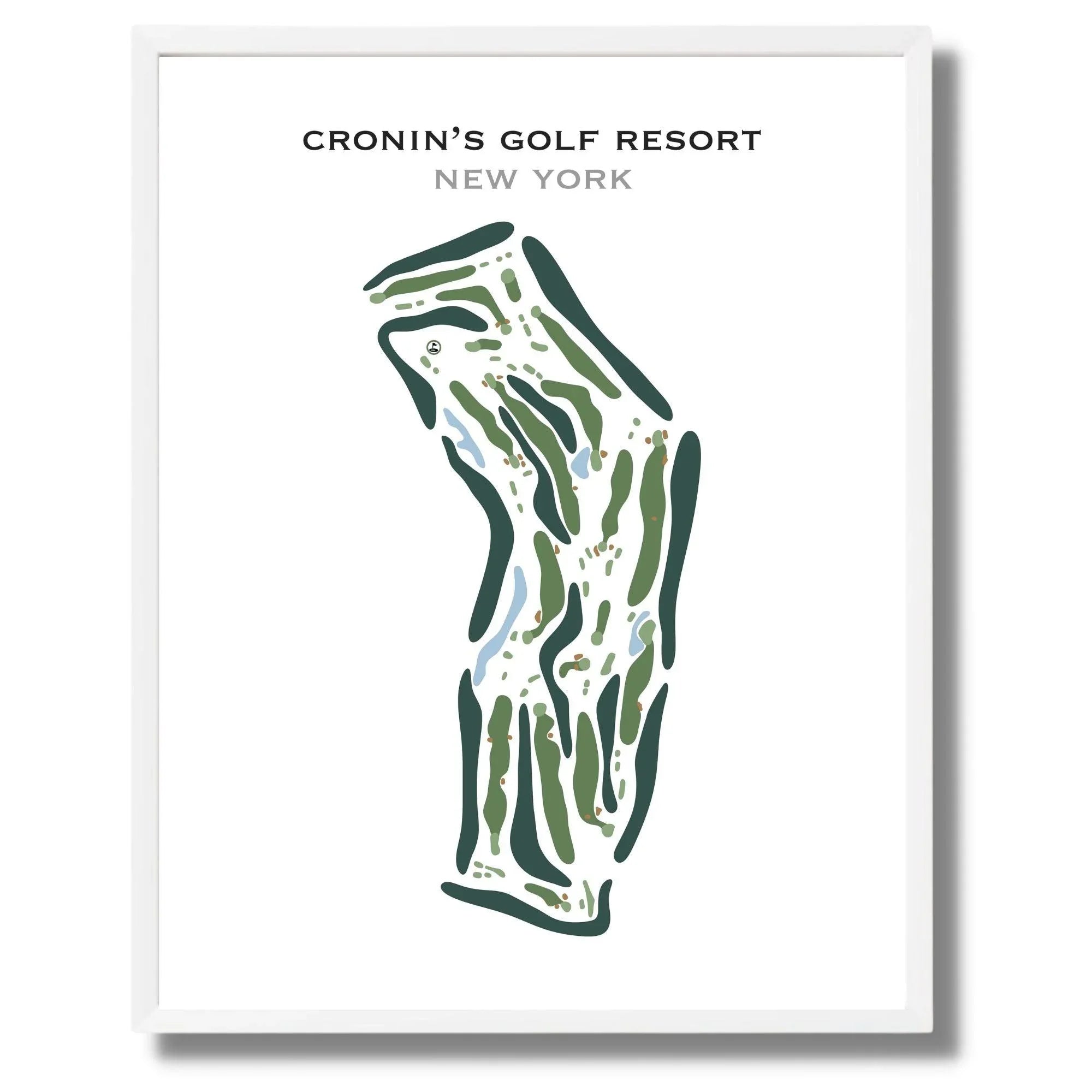 Cronin's Golf Resort, New York - Printed Golf Course