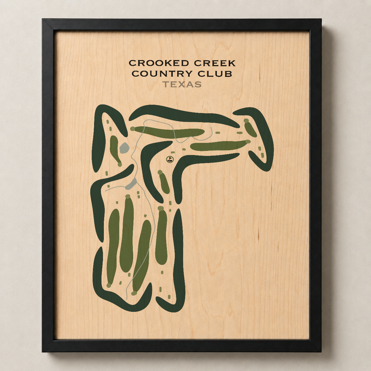 Crooked Creek Country Club, Texas - Printed Golf Courses