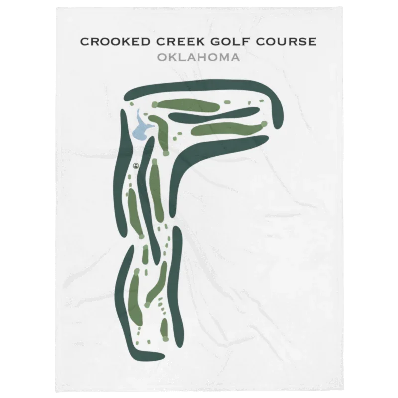 Crooked Creek Golf Course, Oklahoma - Printed Golf Courses
