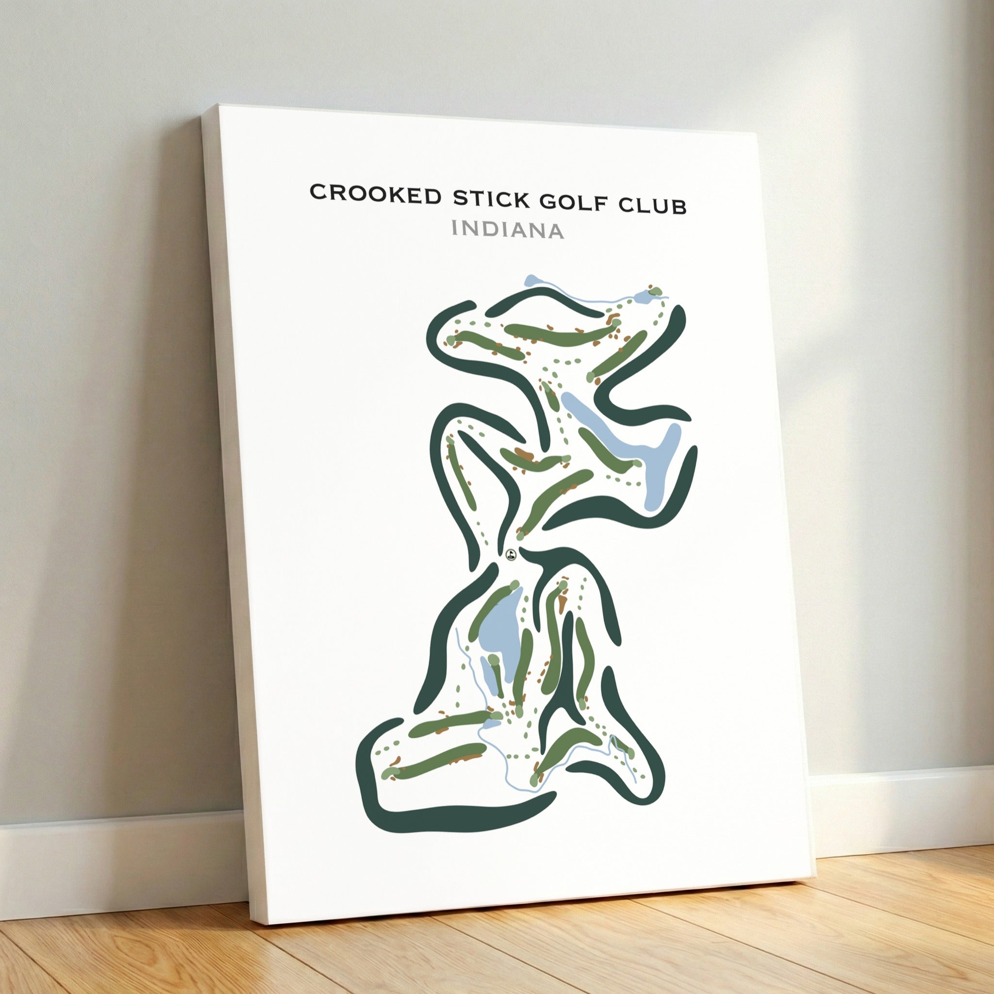 Crooked Stick Golf Club, Indiana - Printed Golf Courses