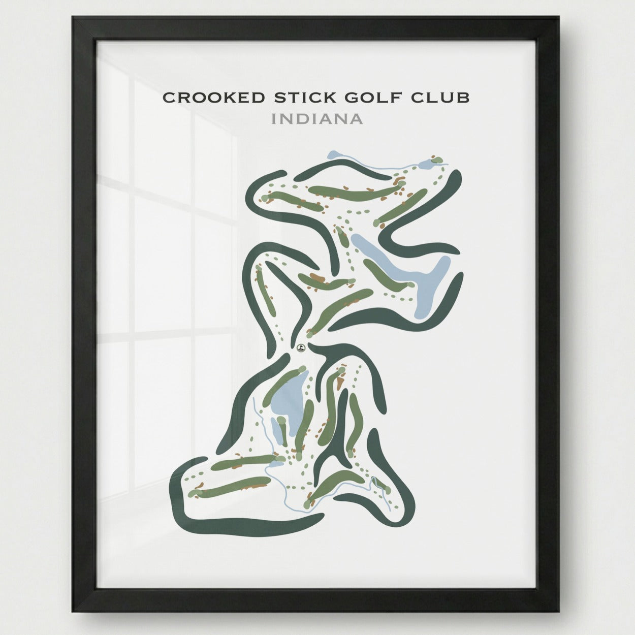 Crooked Stick Golf Club, Indiana - Printed Golf Courses