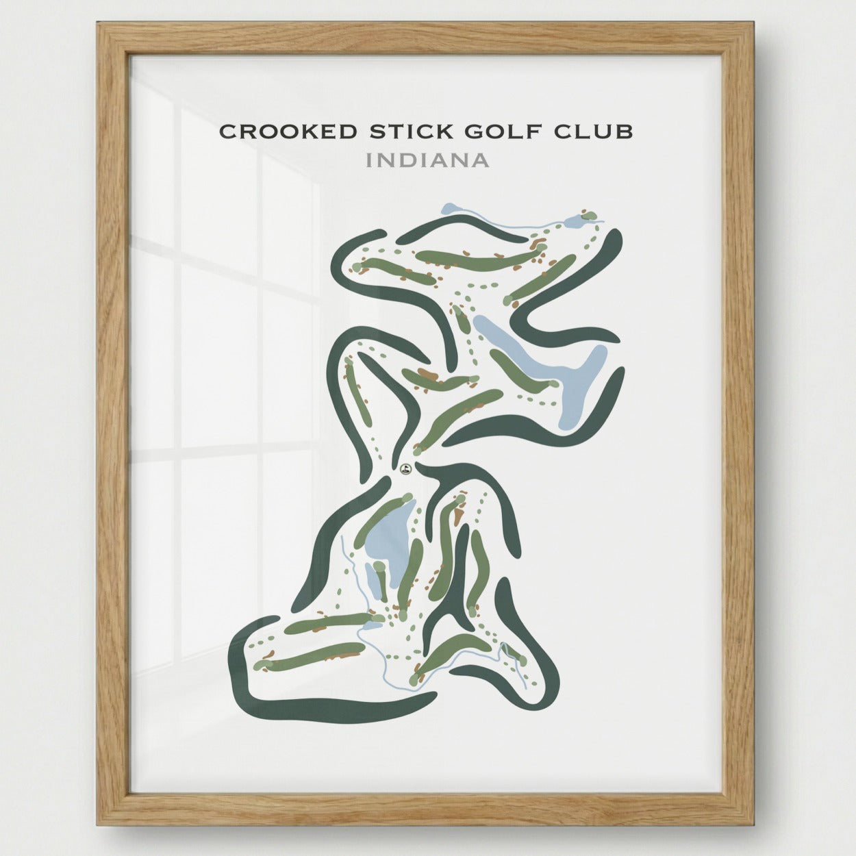 Crooked Stick Golf Club, Indiana - Printed Golf Courses