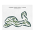Cross Creek Golf Links, Nebraska - Printed Golf Courses