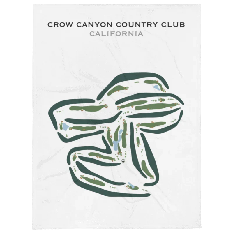 Crow Canyon Country Club, California - Printed Golf Courses