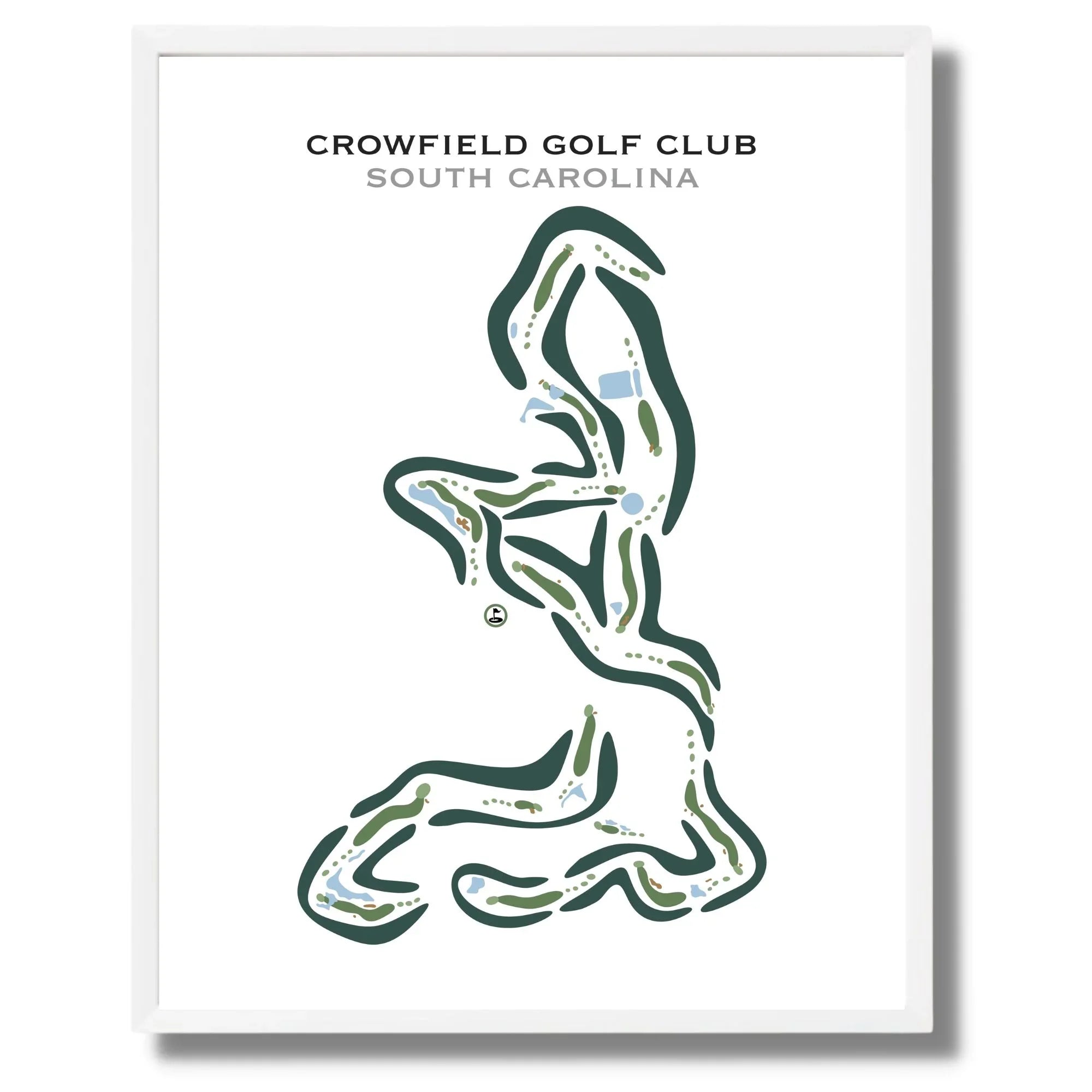 Crowfield Golf Club, South Carolina - Printed Golf Courses