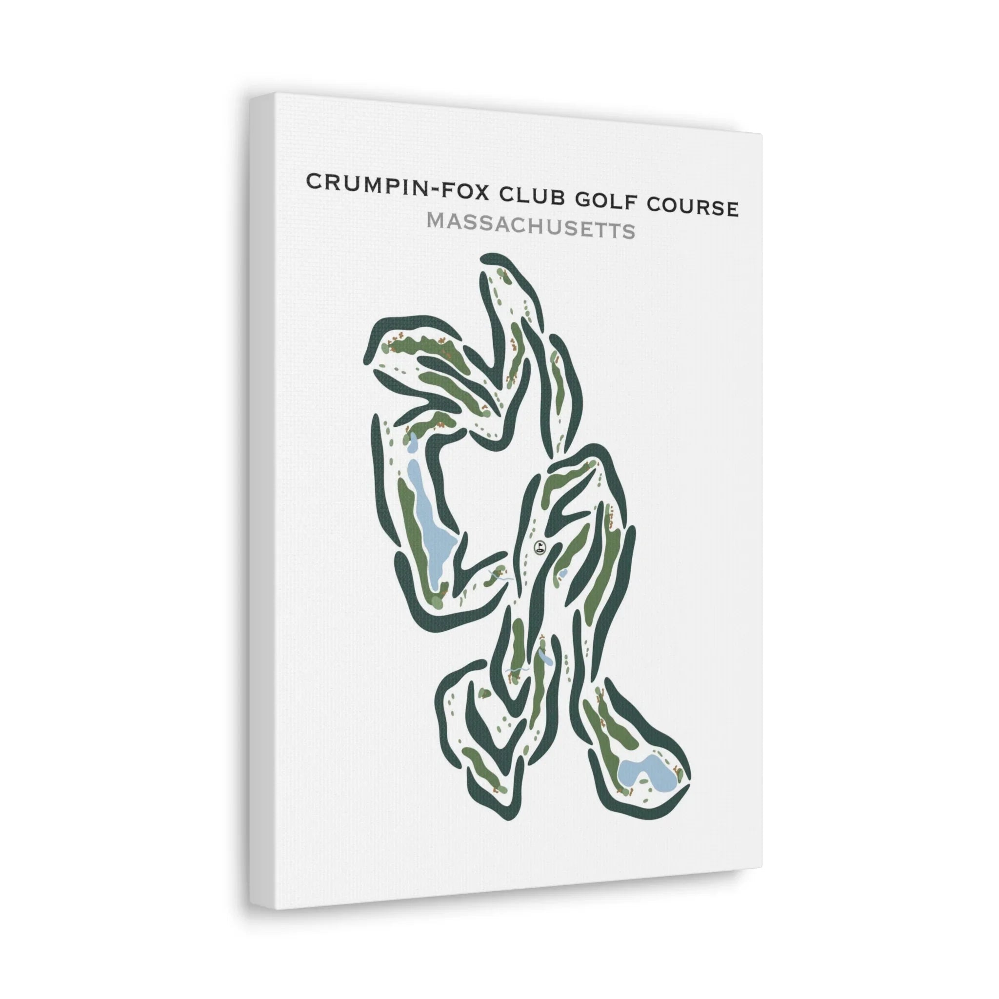 Crumpin-Fox Club Golf Course, Massachusetts - Printed Golf Courses