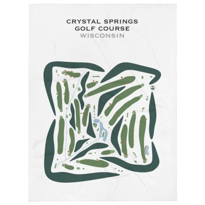 Crystal Springs Golf Course, Wisconsin - Printed Golf Courses