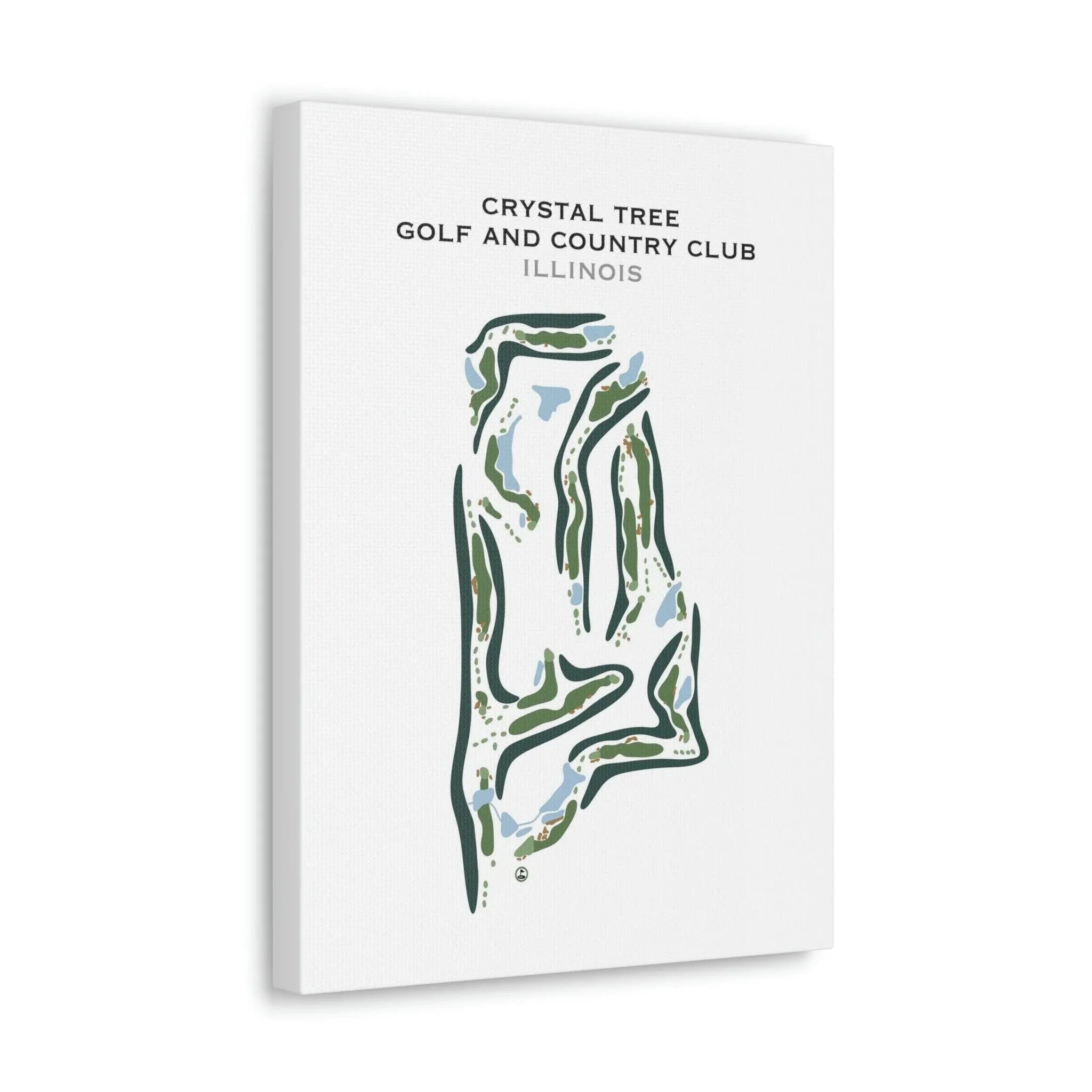Crystal Tree Golf & Country Club, Illinois - Printed Golf Courses