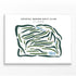 Crystal Woods, Illinois - Printed Golf Courses