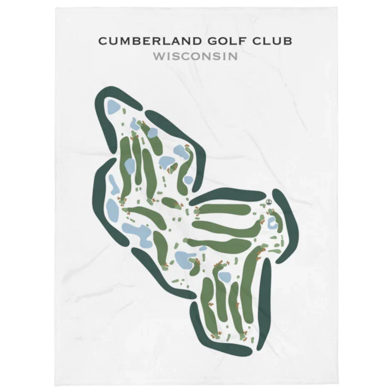 Cumberland Golf Club, Wisconsin - Printed Golf Courses