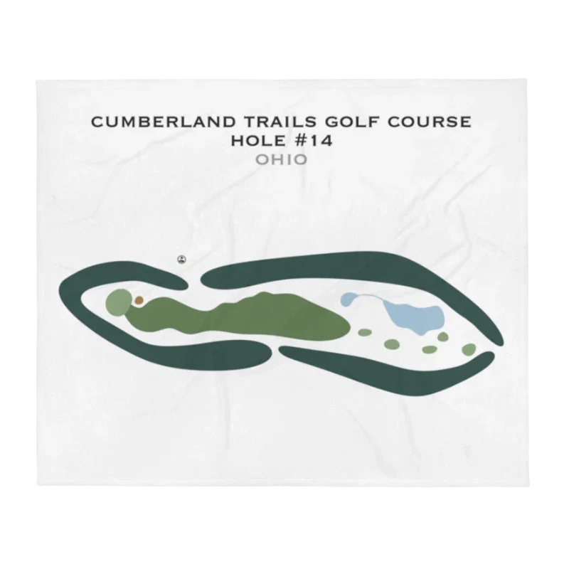 Cumberland Trail Golf Course - Hole #14, Ohio - Printed Golf Courses