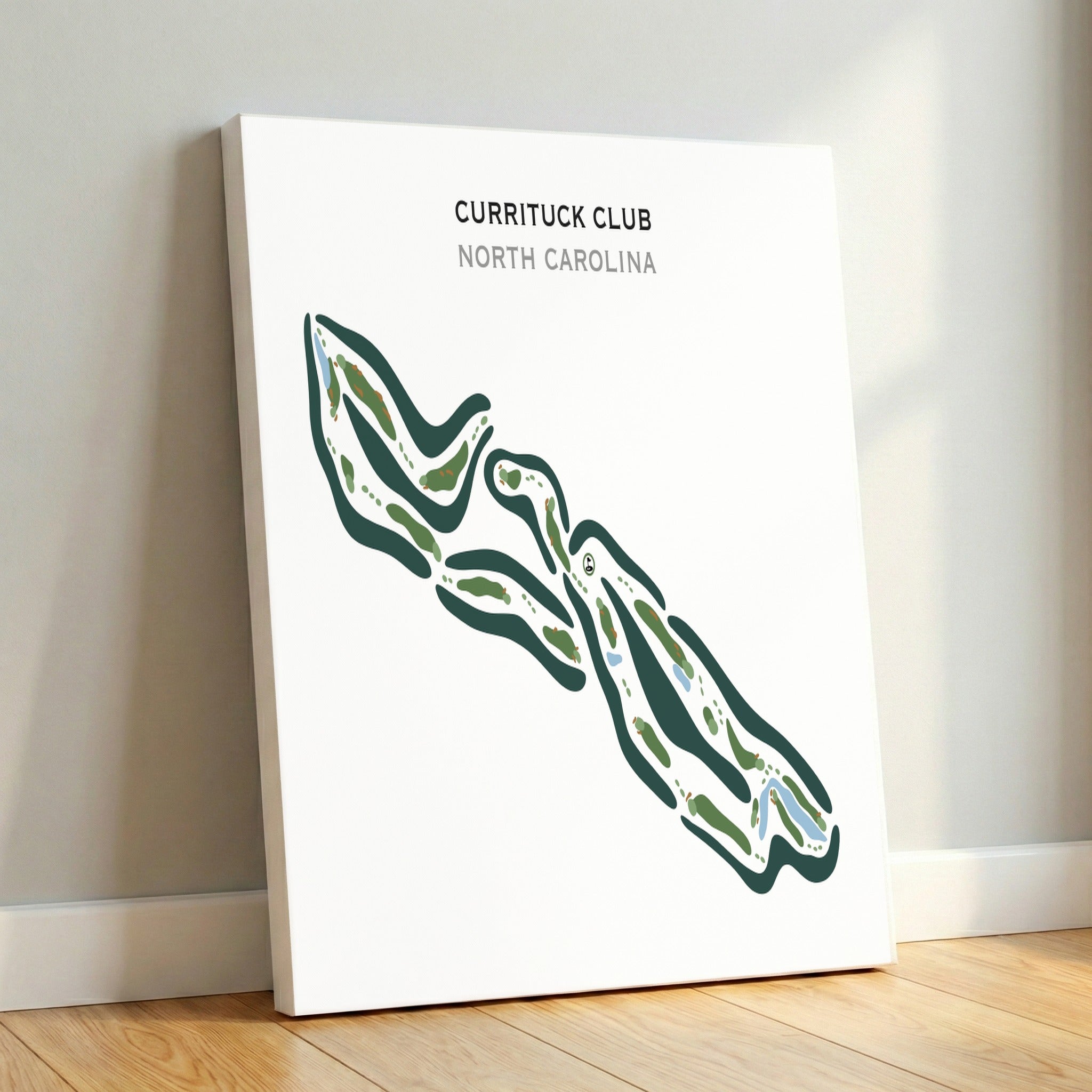 Currituck Club, North Carolina - Printed Golf Courses