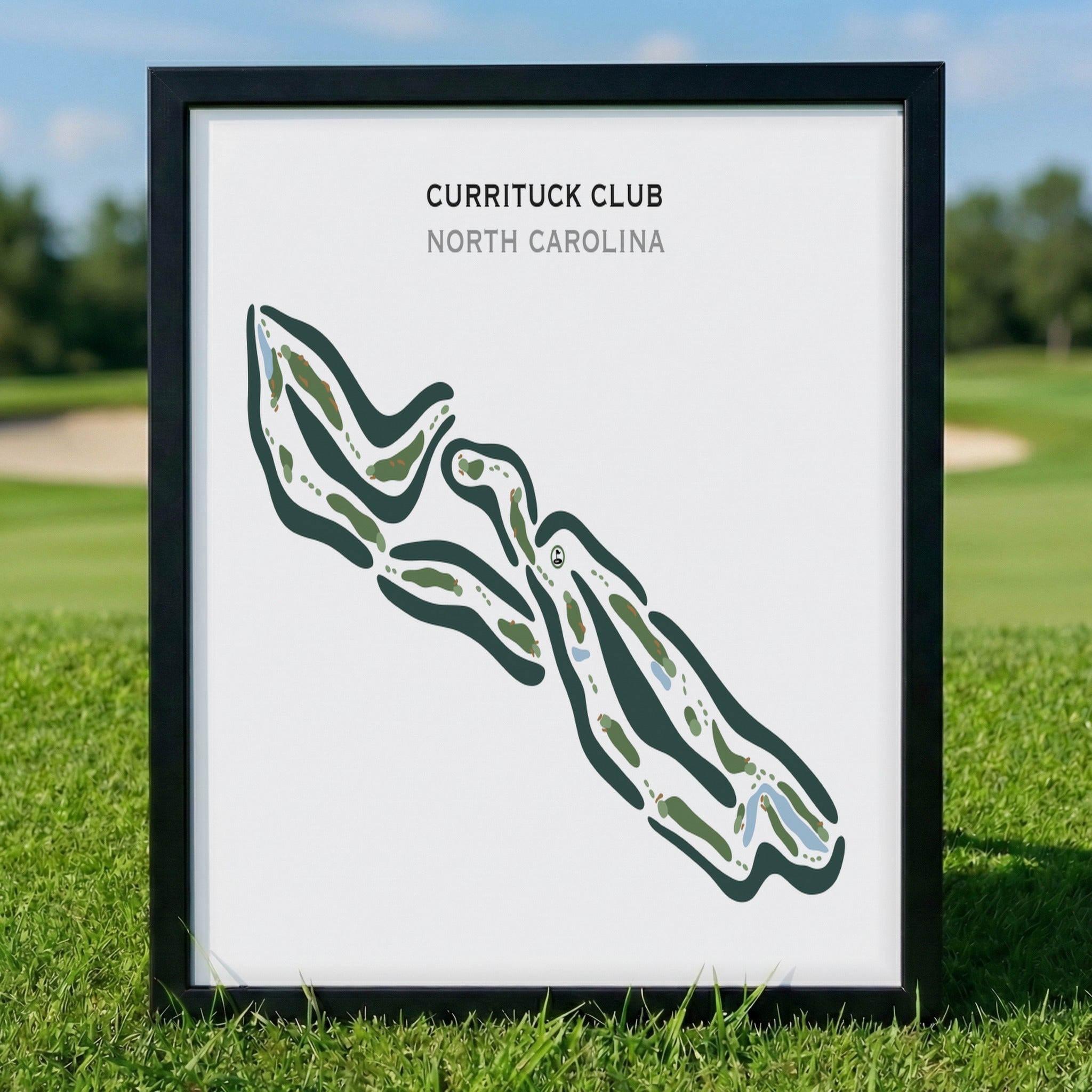 Currituck Club, North Carolina - Printed Golf Courses