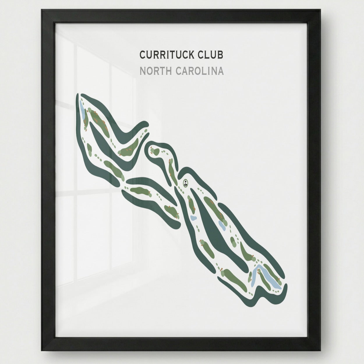 Currituck Club, North Carolina - Printed Golf Courses