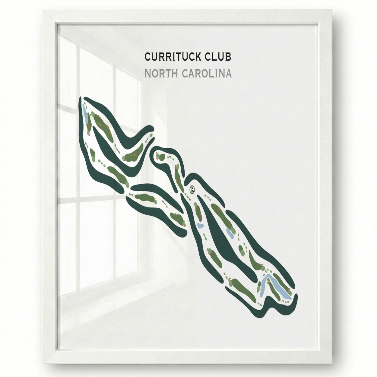 Currituck Club, North Carolina - Printed Golf Courses