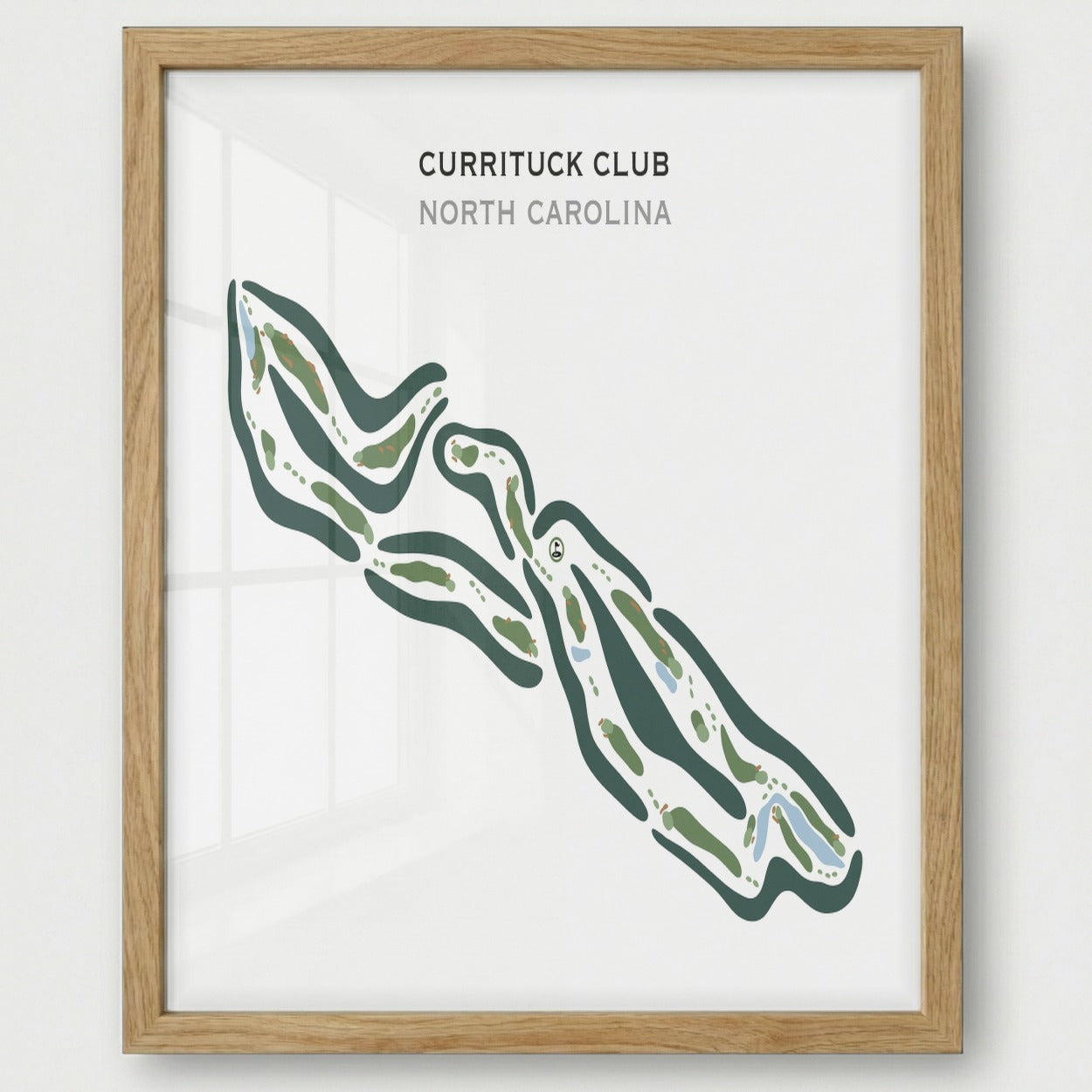 Currituck Club, North Carolina - Printed Golf Courses