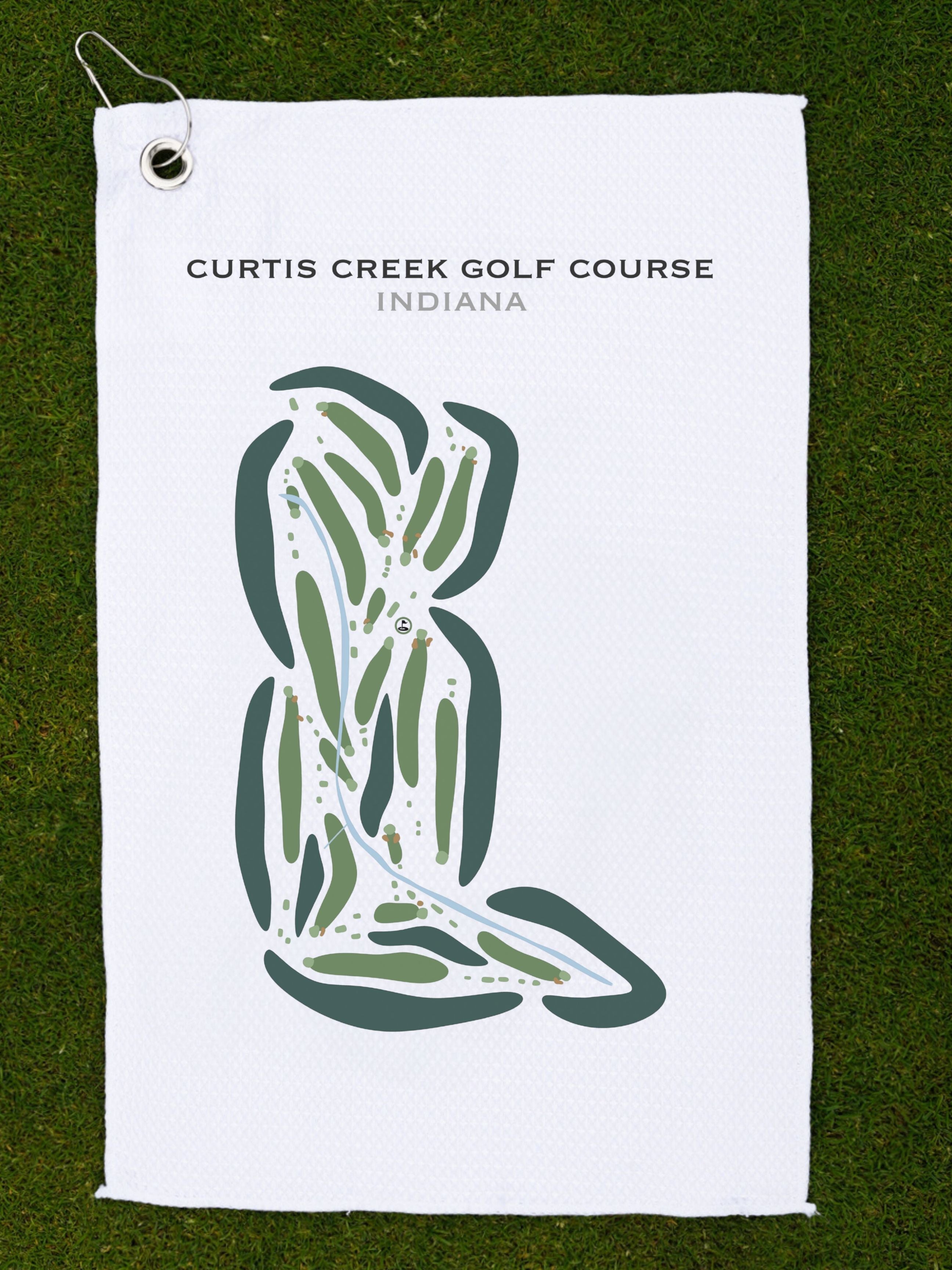 Curtis Creek Golf Course, Indiana - Printed Golf Courses
