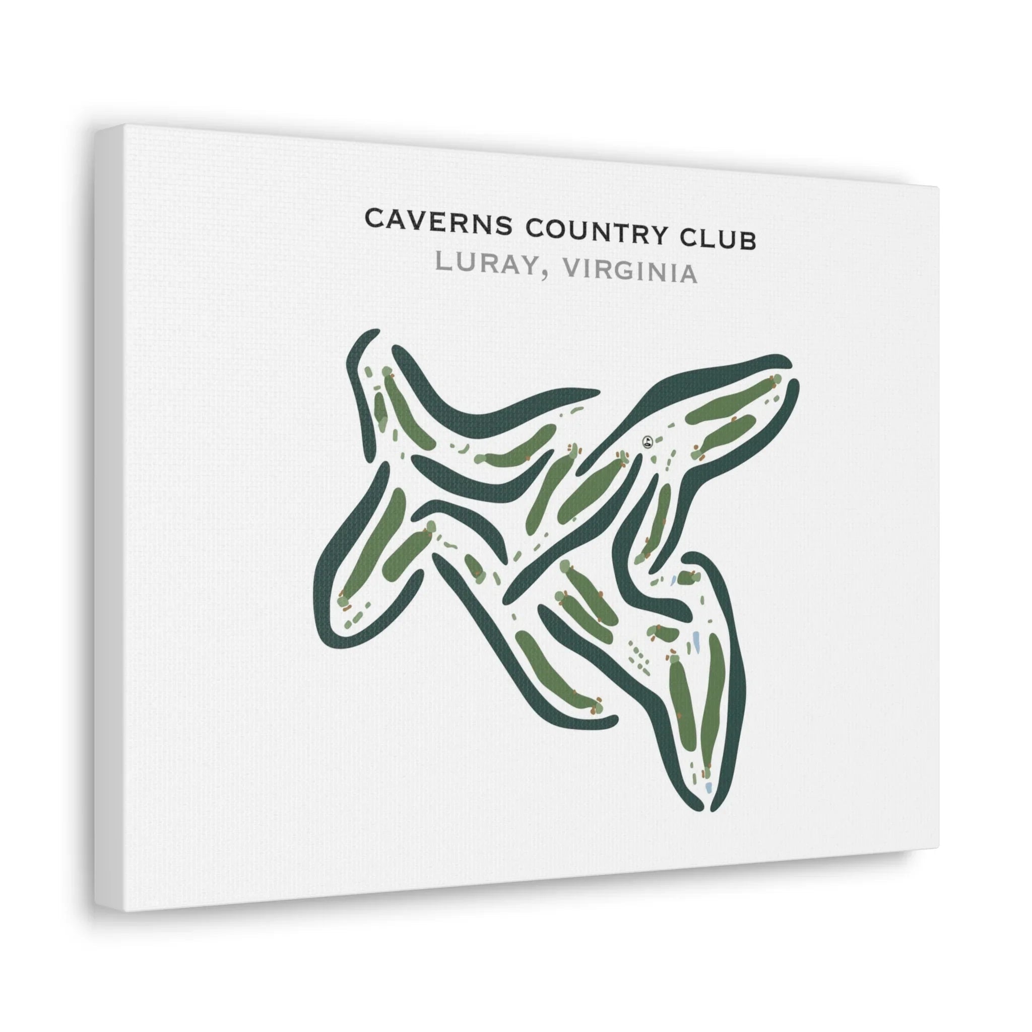 Caverns Country Club, Luray, Virginia - Printed Golf Courses