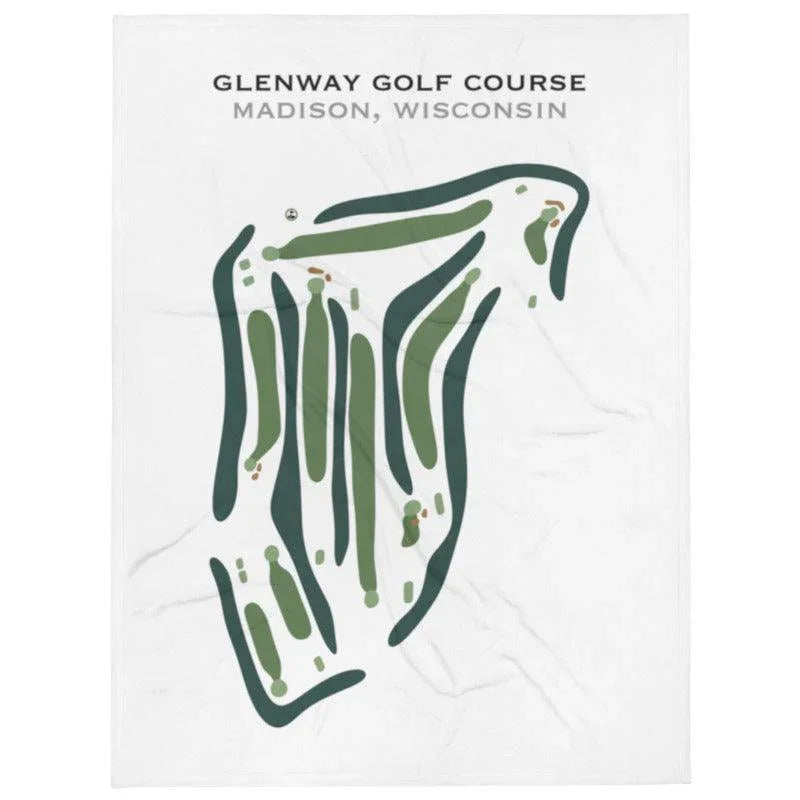 Glenway Golf Course, Madison, Wisconsin - Printed Golf Course