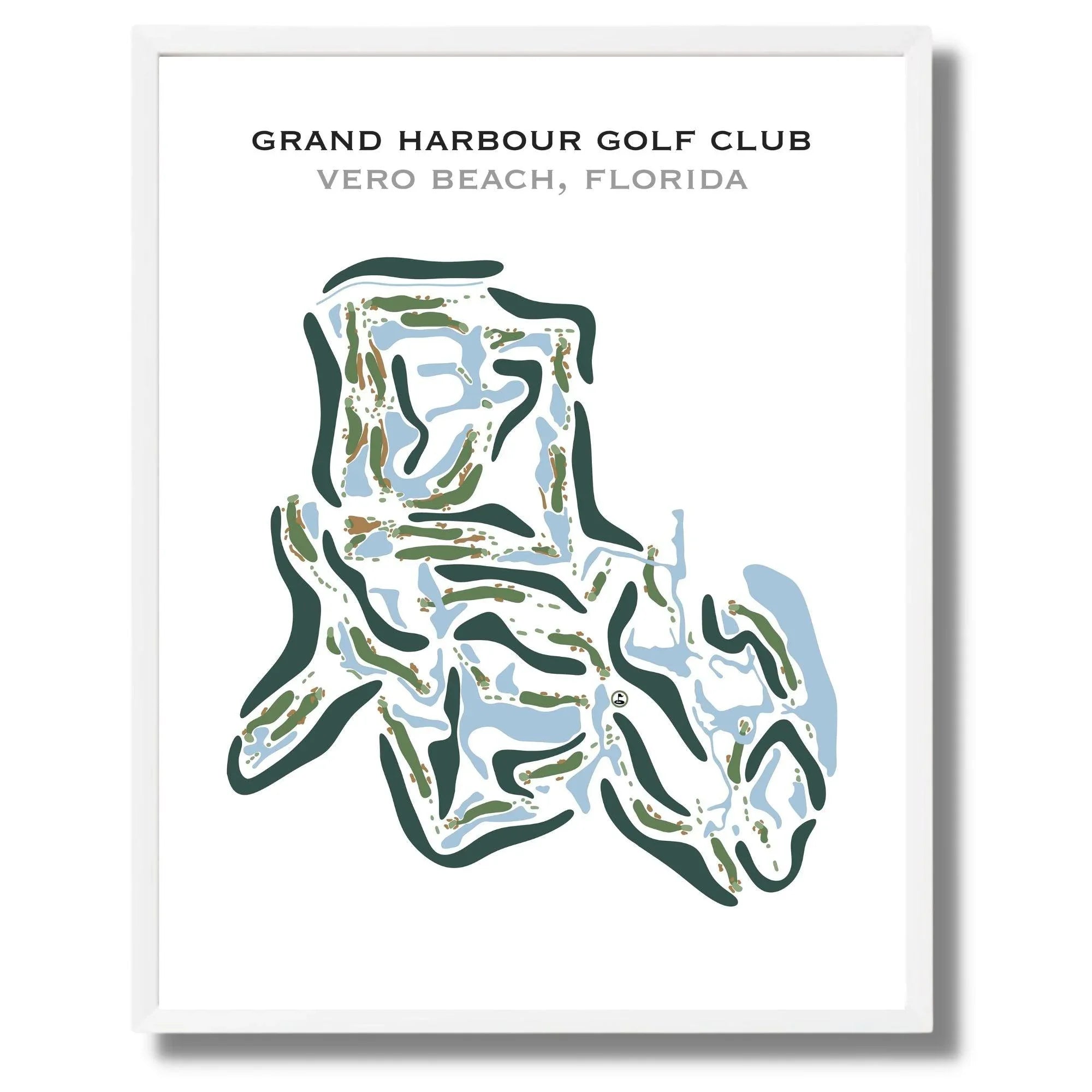 Grand Harbor Golf Club, Florida - Printed Golf Course
