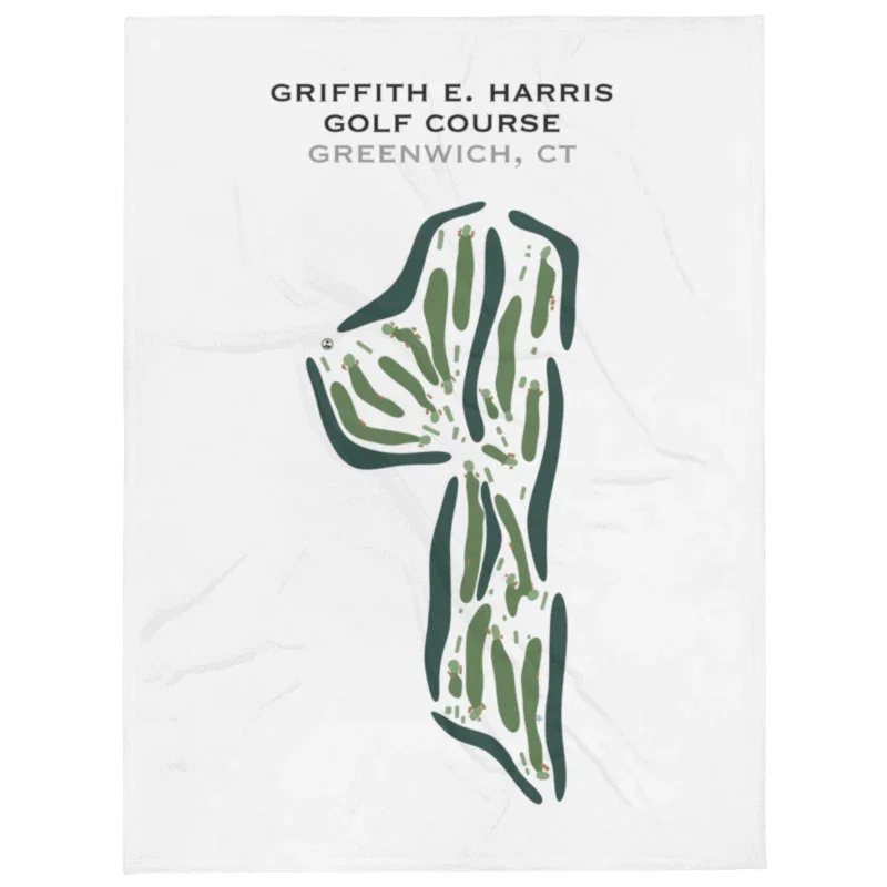 Griffith E Harris Golf Course, Greenwich, Connecticut - Printed Golf Course