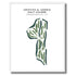 Griffith E Harris Golf Course, Greenwich, Connecticut - Printed Golf Course