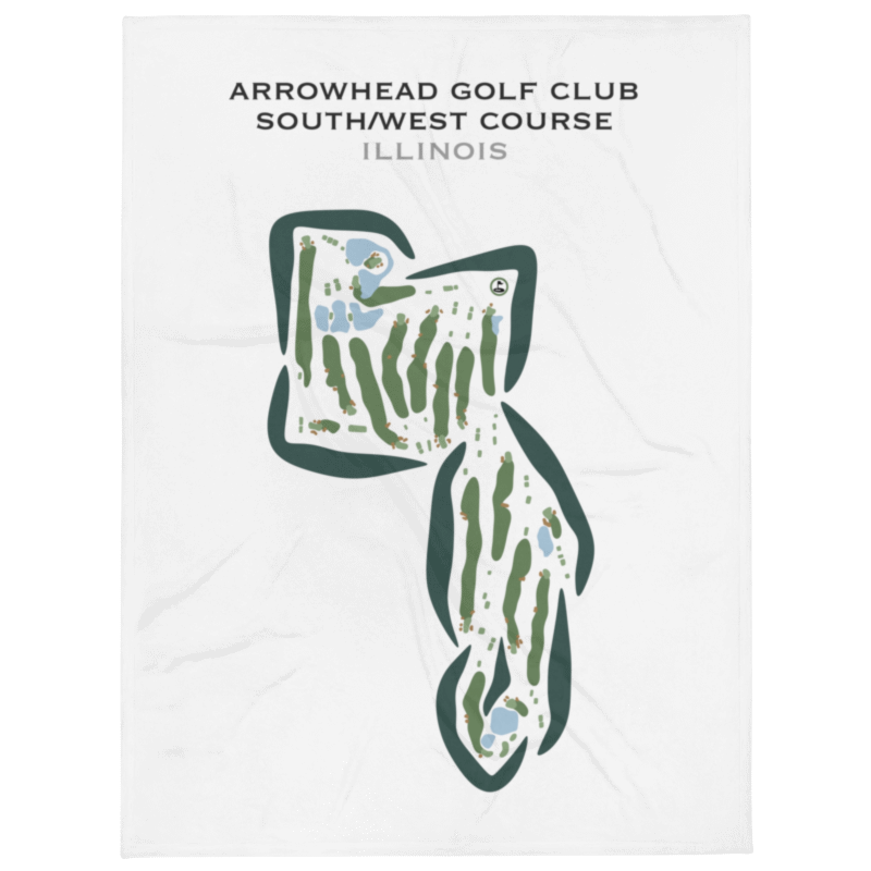 Arrowhead Country Club - South/West Course, Illinois - Printed Golf Courses