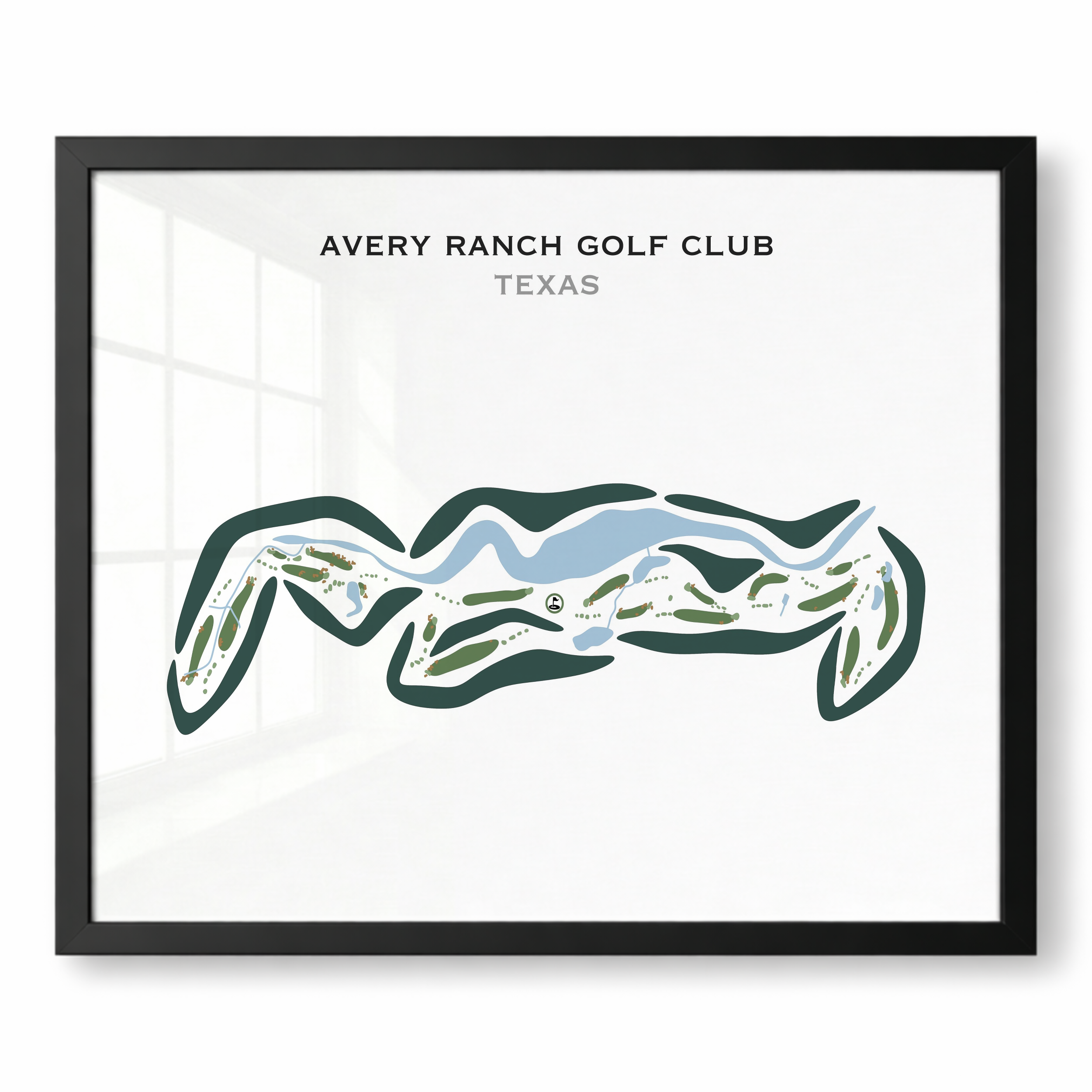 Avery Ranch Golf Club, Texas - Printed Golf Courses
