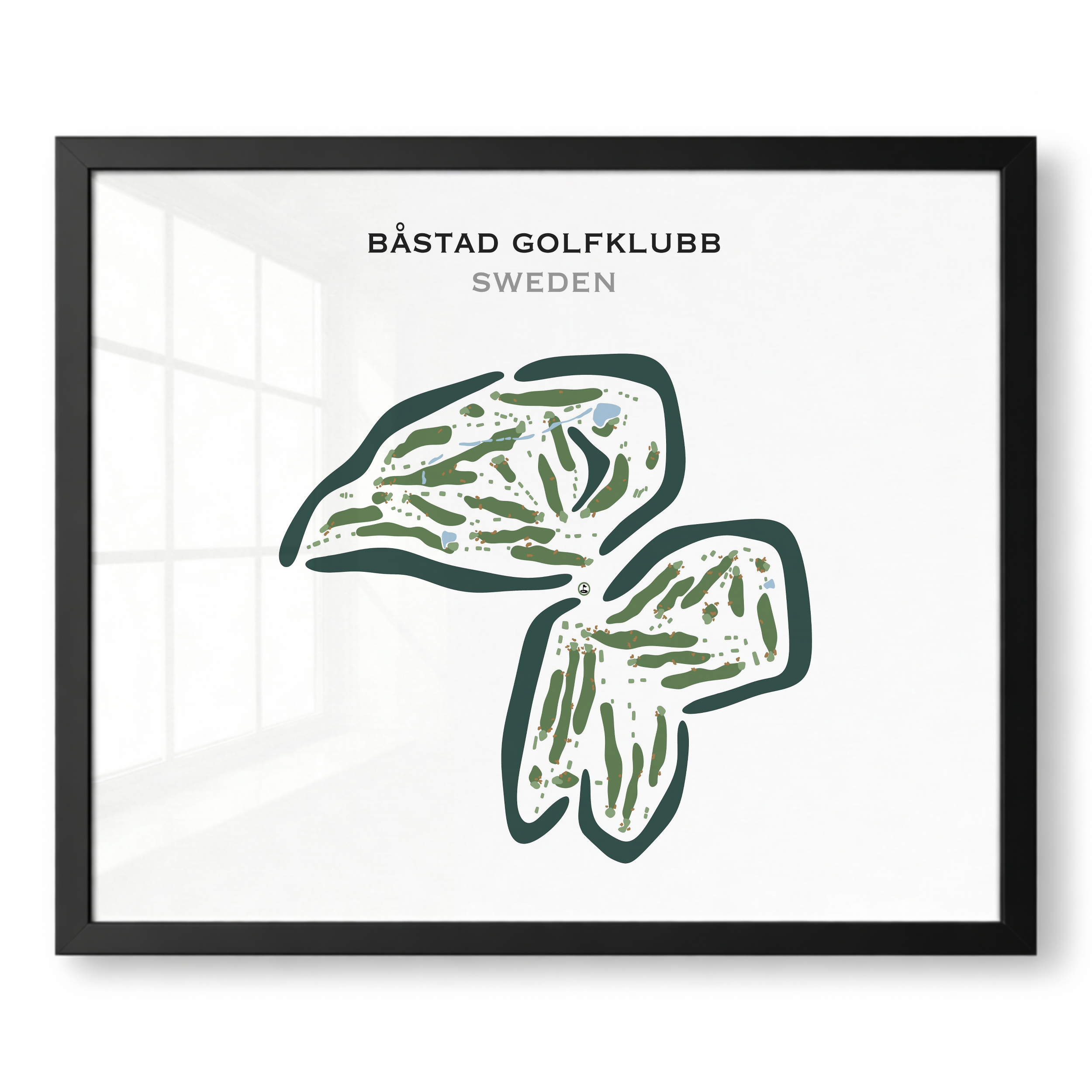 Båstad Golfklubb, Sweden - Printed Golf Courses