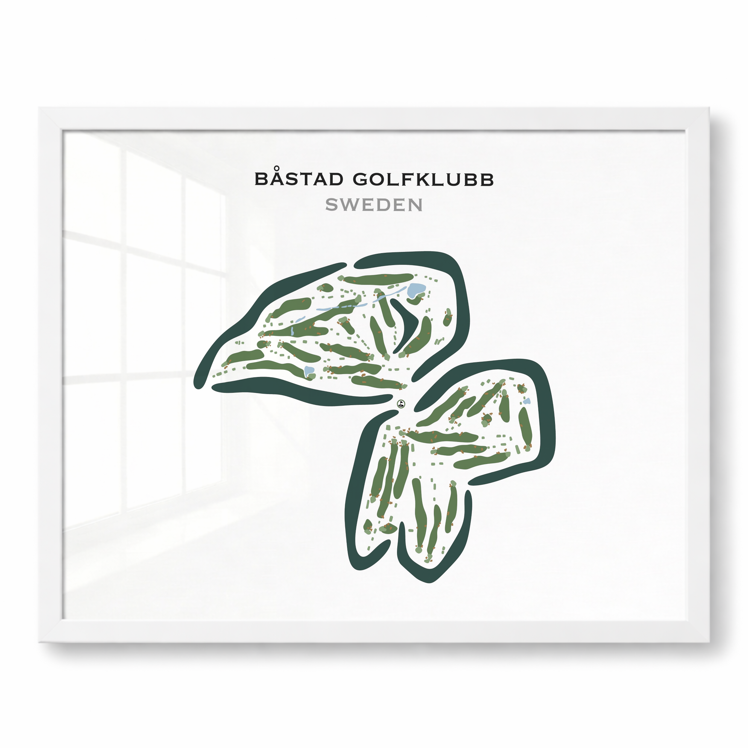 Båstad Golfklubb, Sweden - Printed Golf Courses