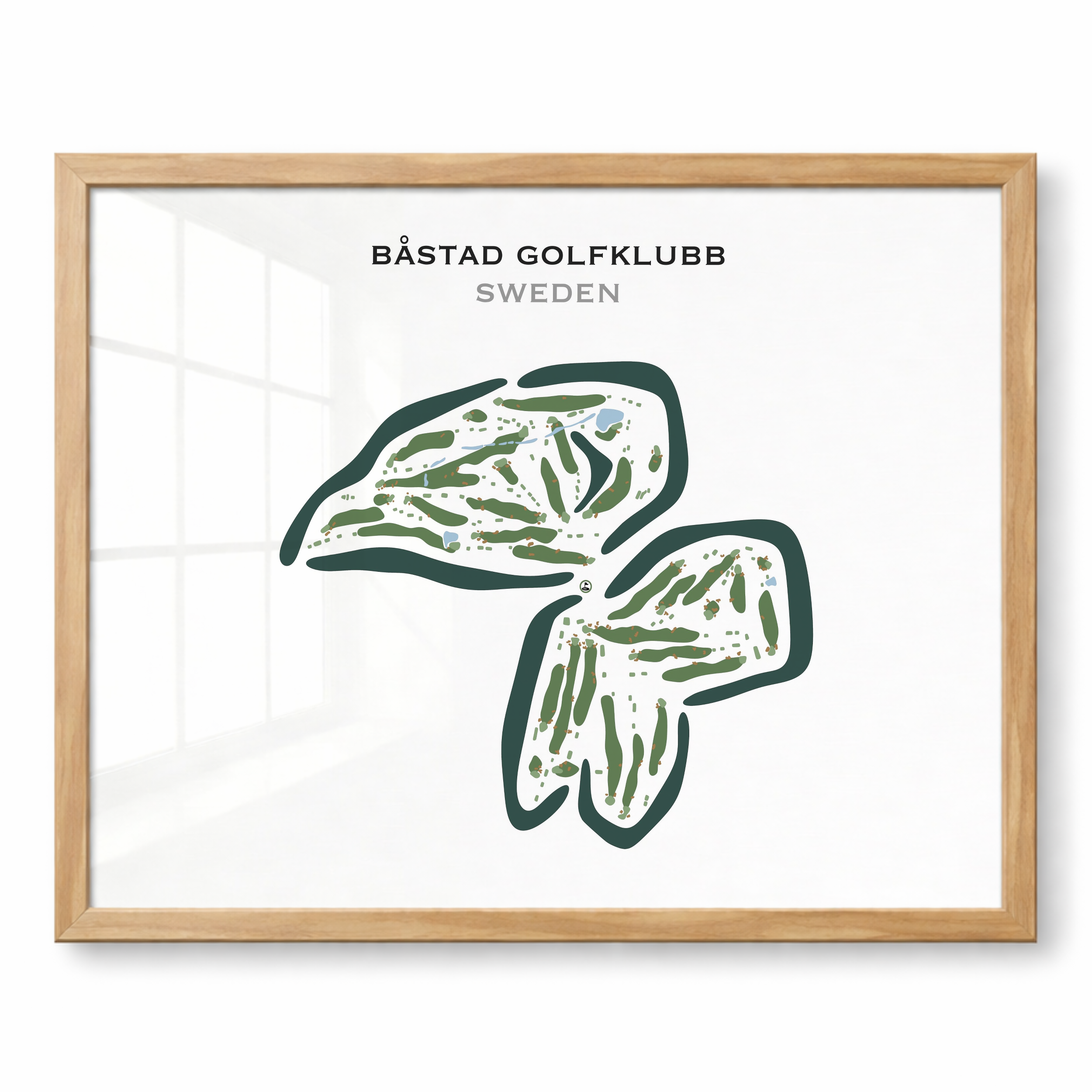 Båstad Golfklubb, Sweden - Printed Golf Courses