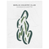 Berlin Country Club, Massachusetts - Printed Golf Courses