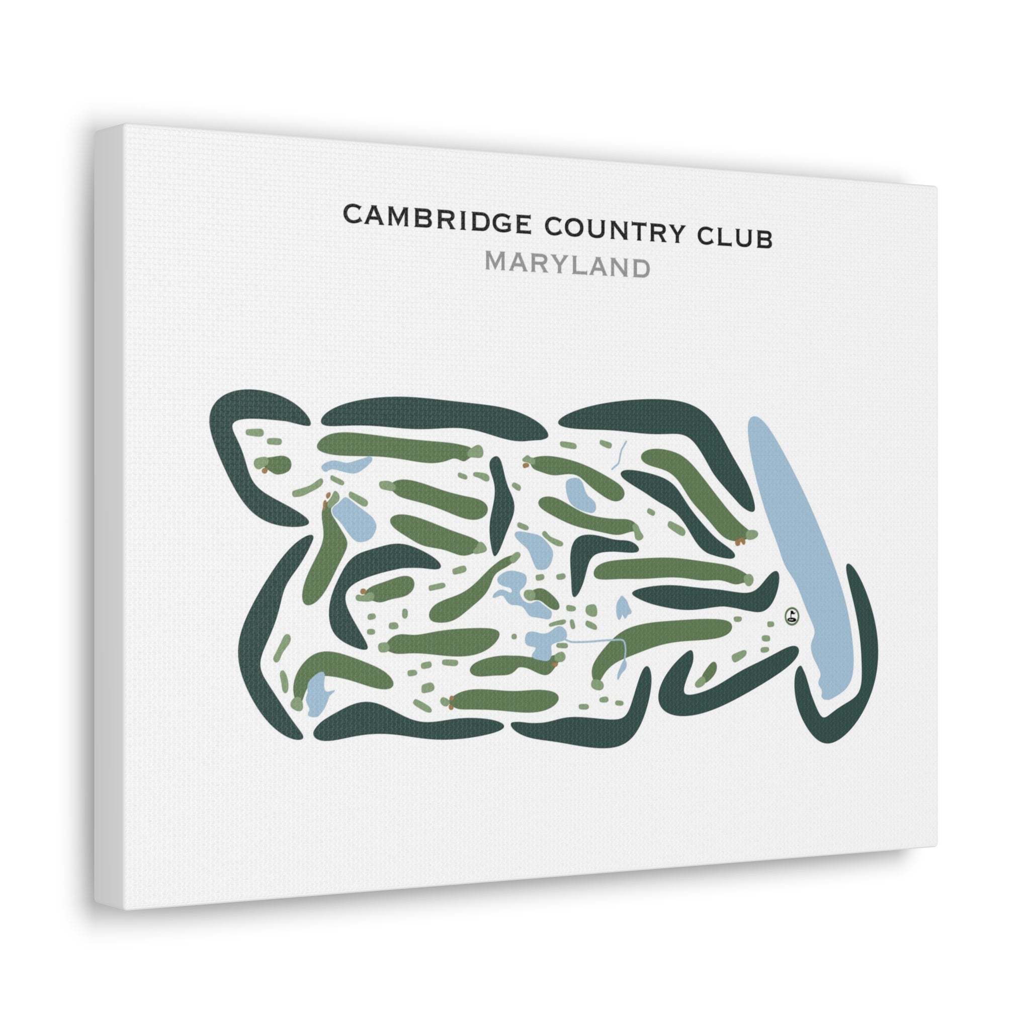 Cambridge Country Club, Maryland - Printed Golf Courses