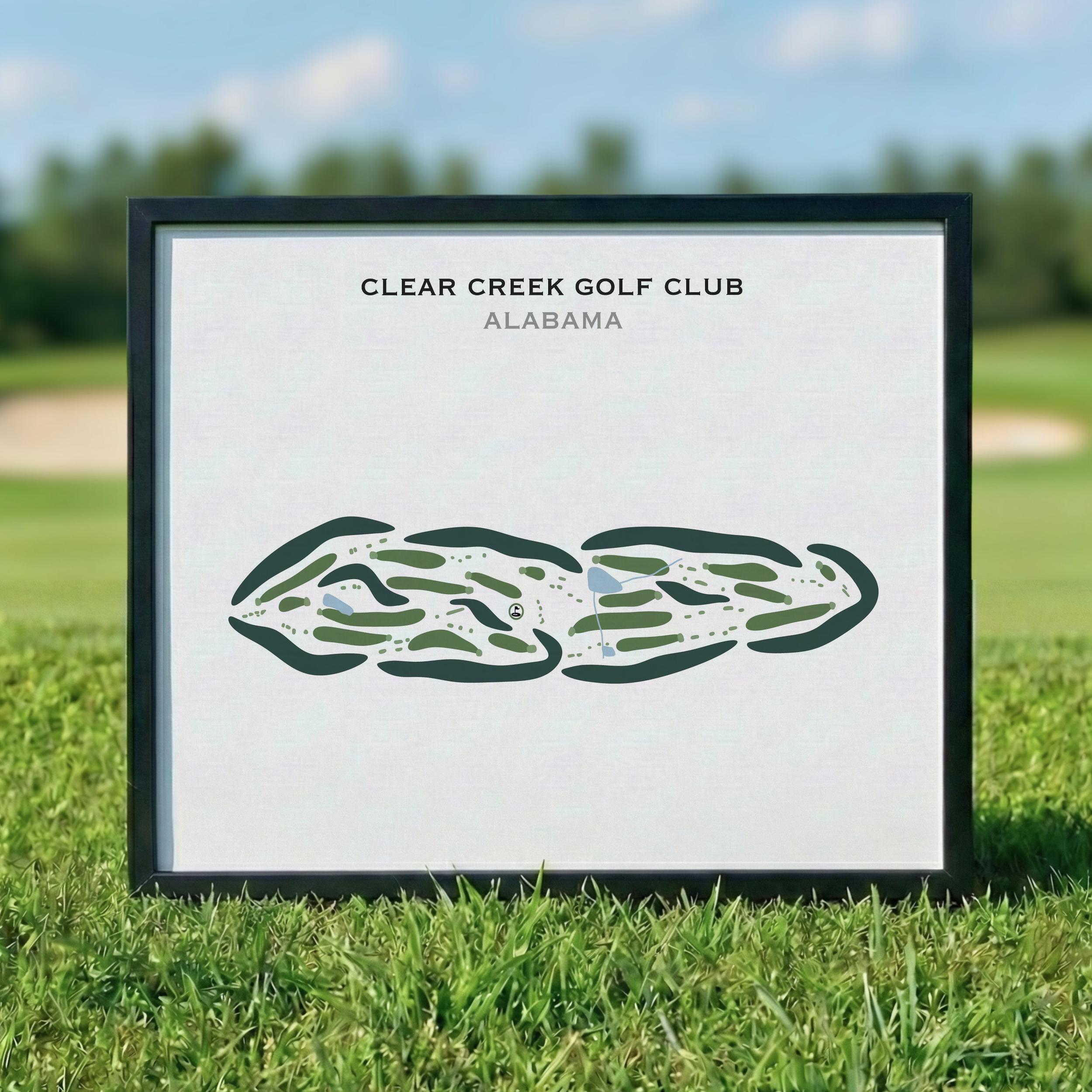 Clear Creek Golf Club, Alabama - Printed Golf Courses