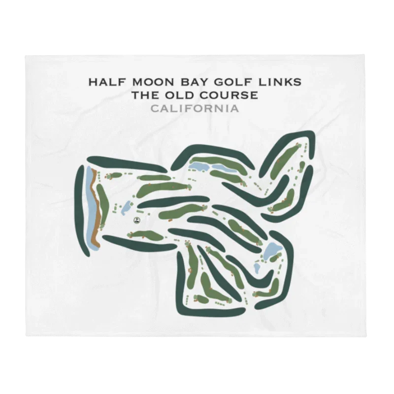 Half Moon Bay Golf Links - Old Course, California - Printed Golf Courses