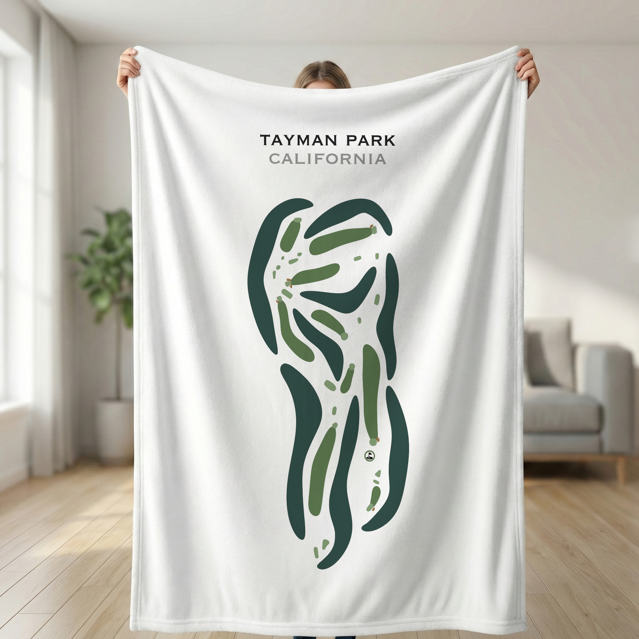 Tayman Park, California - Printed Golf Courses