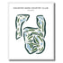 Houston Oaks Country Club, Texas - Printed Golf Courses