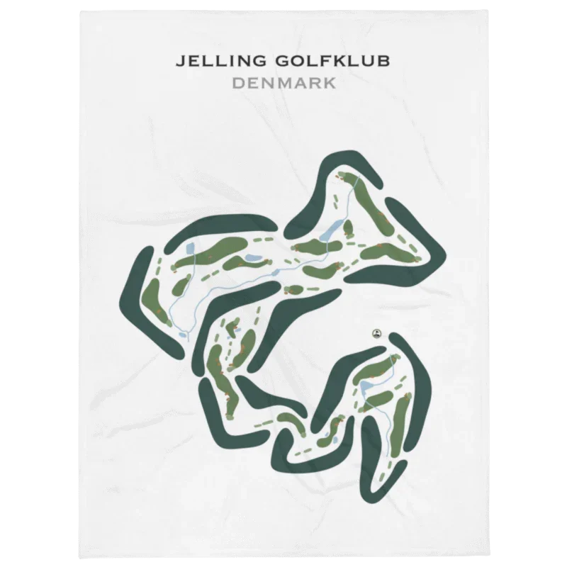 Jelling Golfklub, Denmark - Printed Golf Courses