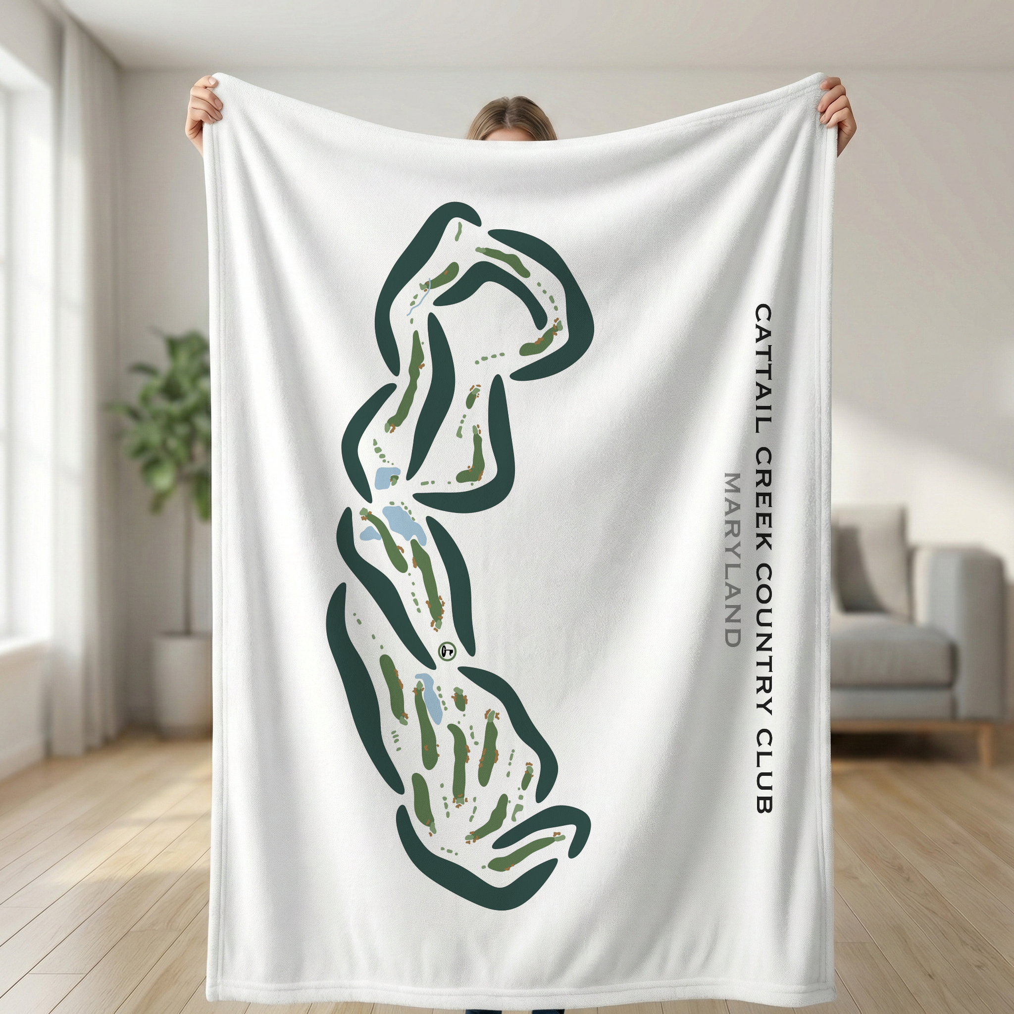 Cattail Creek Country Club, Maryland - Printed Golf Courses