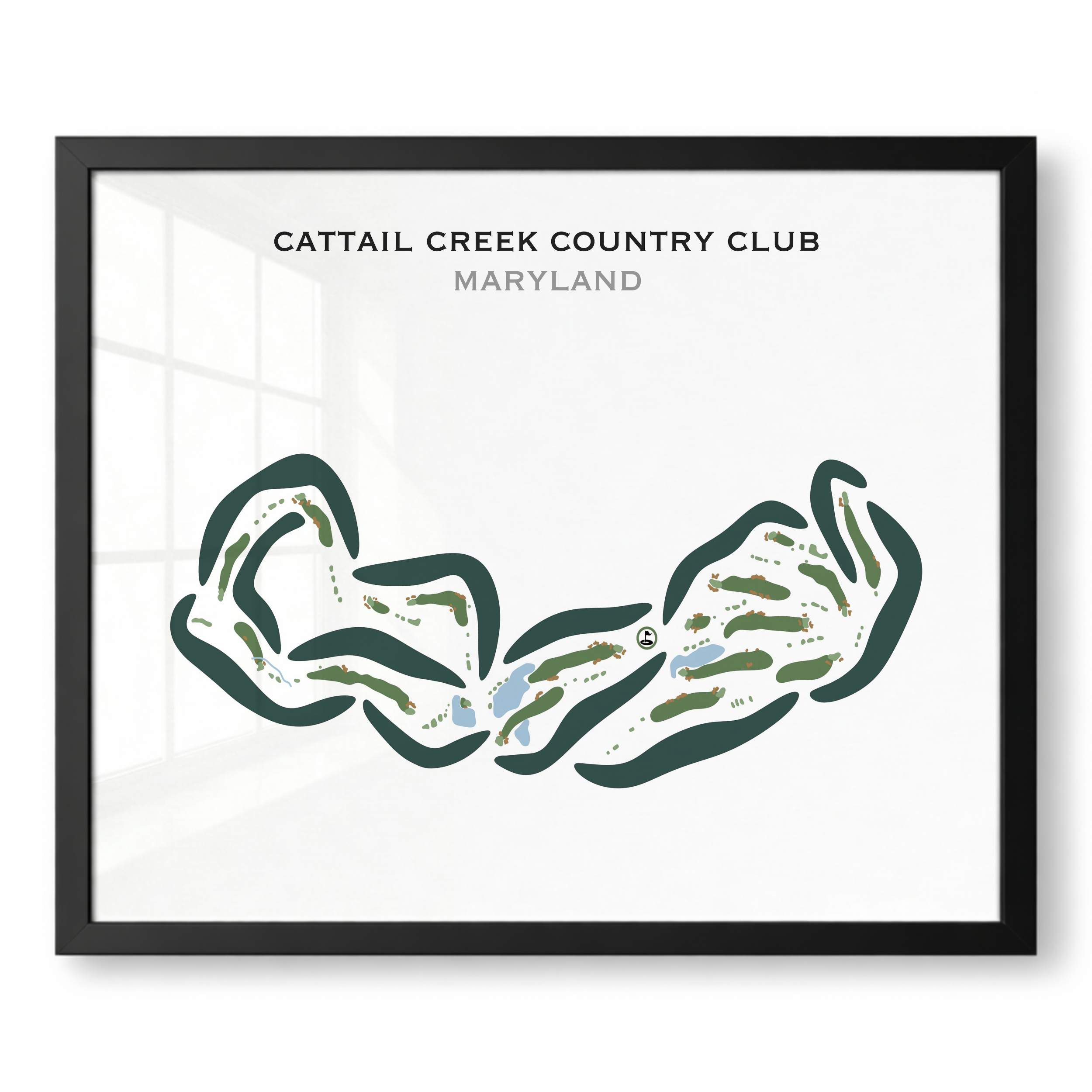 Cattail Creek Country Club, Maryland - Printed Golf Courses