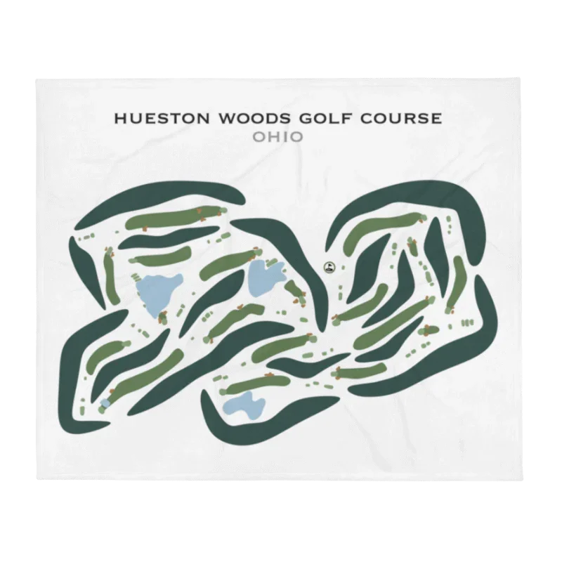 Hueston Woods Golf Course, Ohio (Landscape) - Printed Golf Courses