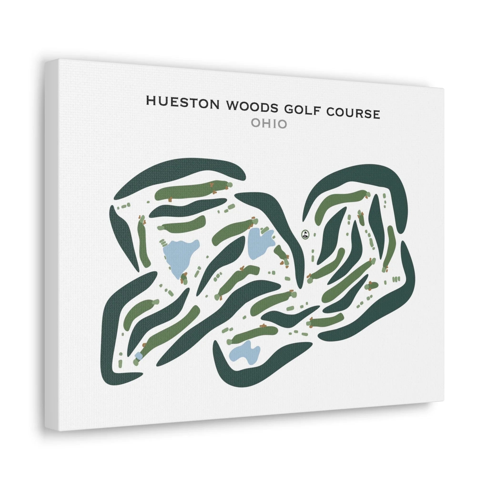Hueston Woods Golf Course, Ohio (Landscape) - Printed Golf Courses