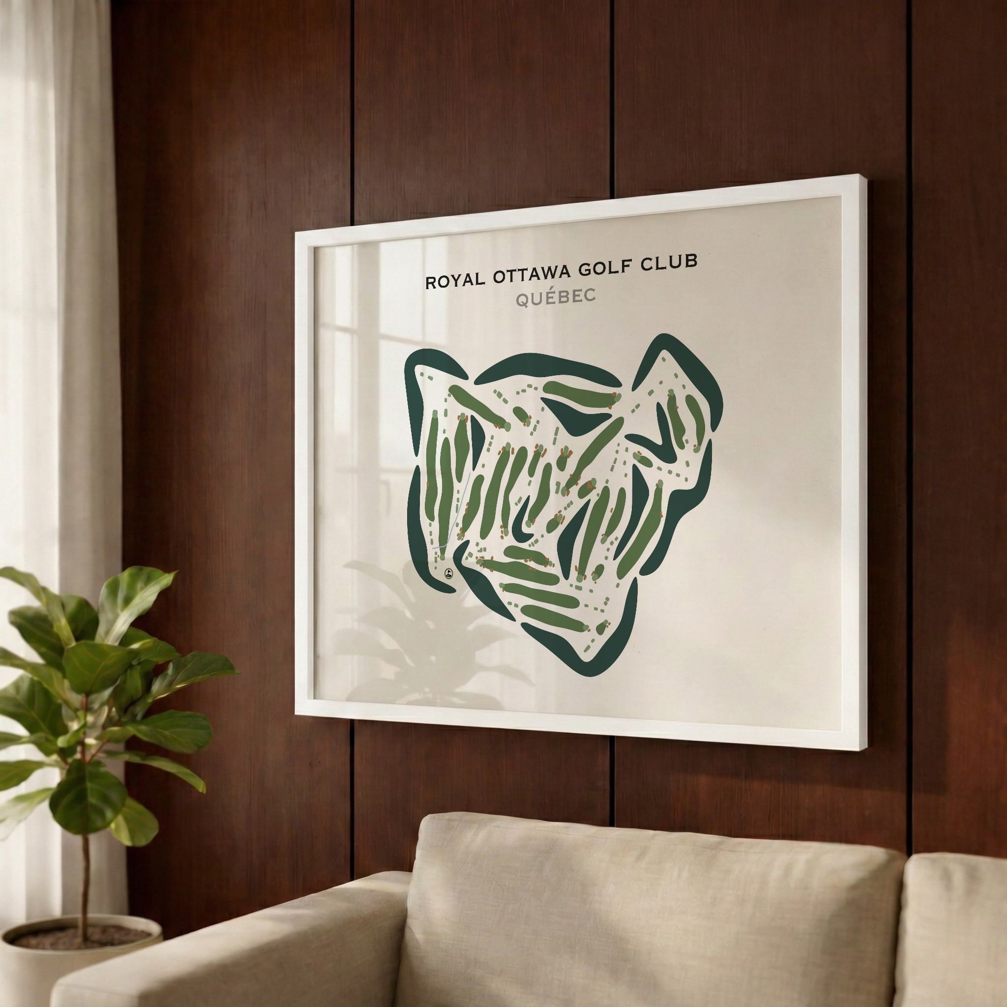 Royal Ottawa Golf Club, Quebec, Canada - Printed Golf Courses
