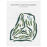 Country Club of Lansing, Michigan - Printed Golf Courses